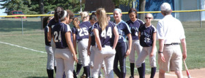 Softball girls learn the game