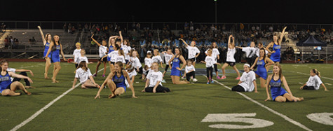 Little Pommies perform at game