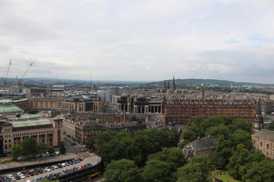 view from Edinburgh castle