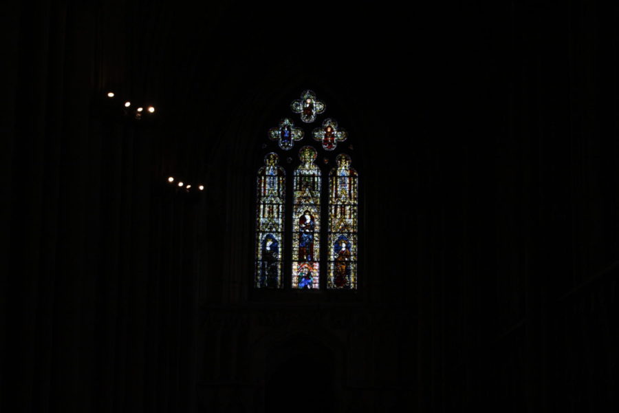 stained glass window in Yorkminster