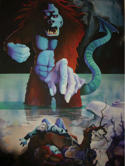 The Monster Painting,  the 1972 senior class gift. 