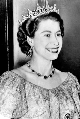 Queen Elizabeth II, 1953, public domain image