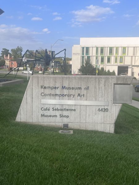 Photo of the sign outside the Kemper Museum of Contemporary Art 