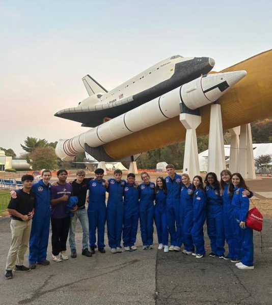 Team picture in the flight suits.