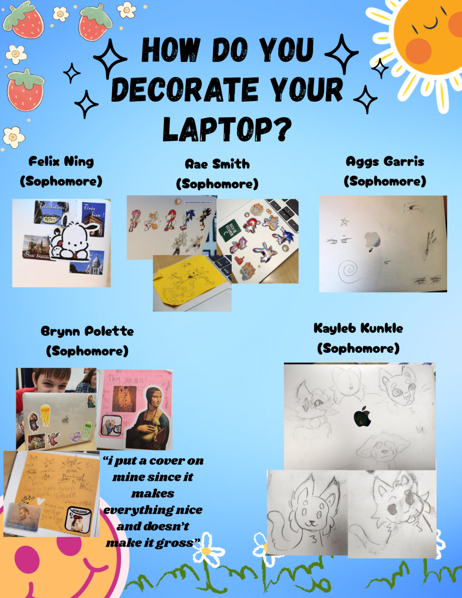 How do you decorate your laptop?