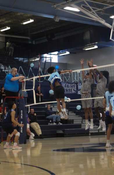 Kayden had 2 blockers against him and he managed to hit the ball between the block and got the kill. “I Felt like I was flying and I saw 2 big blocks but I hit through them.” Kayden stated.